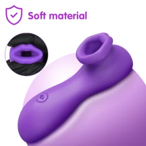 smart app controlled clit sucker 2 in 1 tongue vibrating & vacuum stimulator for women & couples